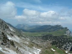 Blick vom Col de Bellefont Richtung Norden