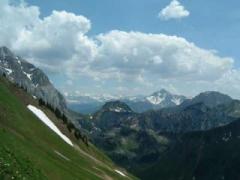 Blick vom Col de Bise