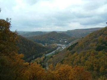 Blick vom Aussichtspunkt Falkenhorst